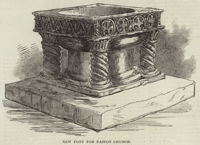 New Font for Easton Church (engraving)