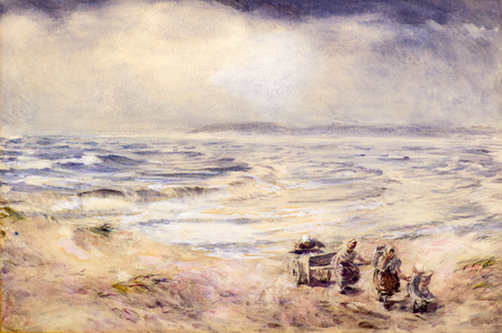 A Wet Day, c.1876 (w/c)