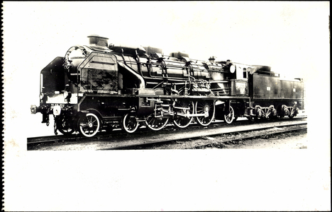Railway, France, Steam locomotive, D 59, Pacific