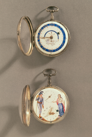 Pocket watches (metal & enamel) 