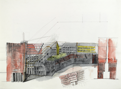 Untitled, assumed date 1995 (watercolor and ink on paper)