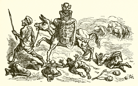 The Ass Carrying an Idol (engraving)