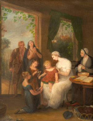 Charity, c.1780-1828 (oil on canvas)