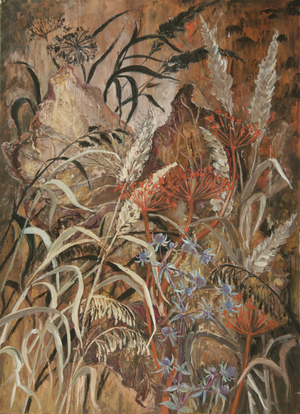 Herbage and Grasses, 1979 (gouache on paper)