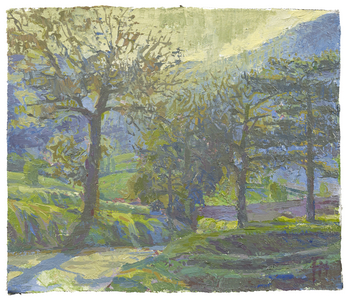 Easter, Le Marche, 2015 (oil on linen)