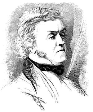 William Makepeace Thackeray (born 12. August 1811, died 24. Dezember 1863), English novelist