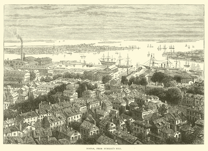 Boston, from Bunker's Hill (engraving)