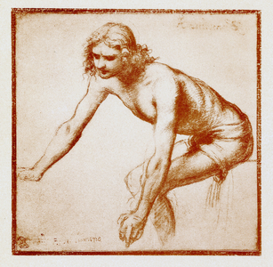 Figure study of a young man