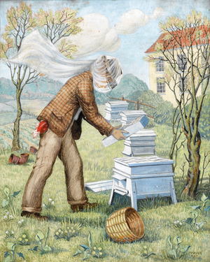 The Bee Keeper, 1947 (egg tempera on gesso)