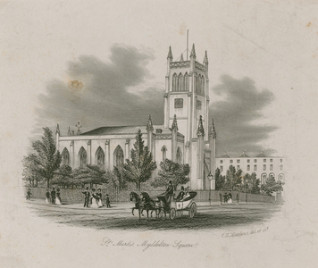 St Mark's Church, Clerkenwell (engraving)