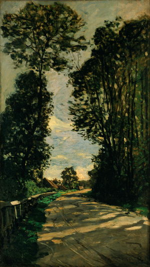 Road leading to a Farm at Saint-Simeon, 1864 (oil on canvas)