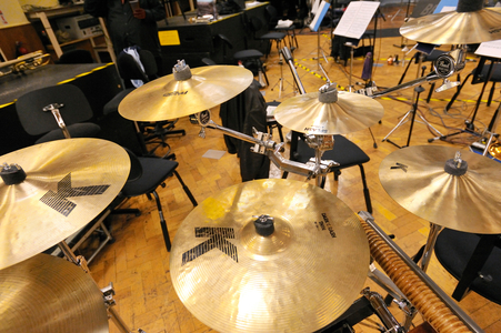 suspended cymbals