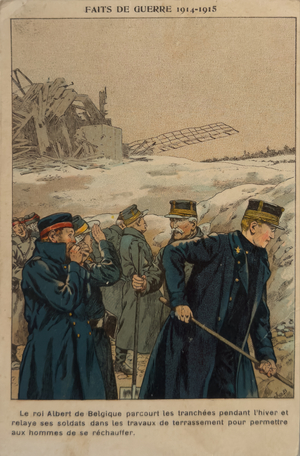 WW1: The soldier king (illustration)