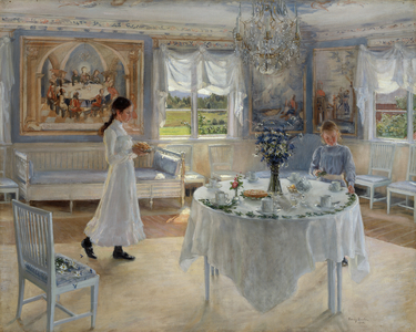 A Day of Celebration, 1902 (oil on canvas)