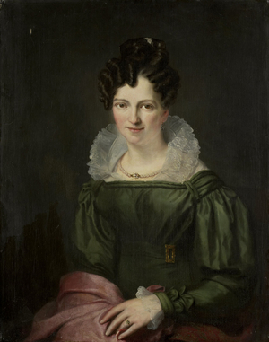 Portrait of Maria Christina Nijssen, 1826 (oil on canvas)