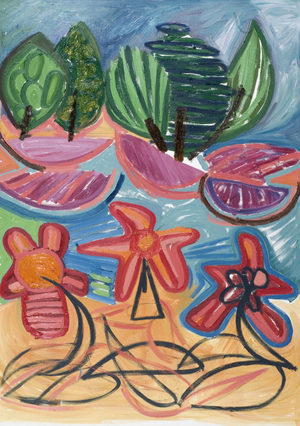 We are only undefeated (iii), 2007 (oil on canvas)