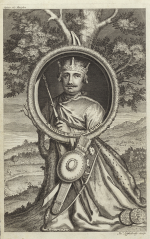 Portrait of William II of England (engraving)