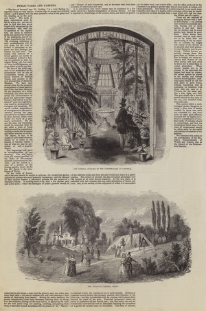 Public Parks and Gardens (engraving)