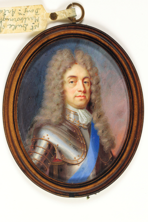 John Churchill, 1st Duke of Marlborough (w/c on ivory)