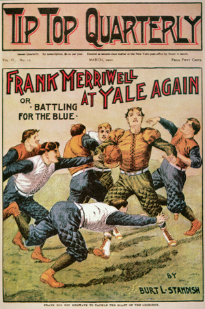 A Frank Merriwell Story, from 'Tip Top Quarterly', 1900 (colour litho)