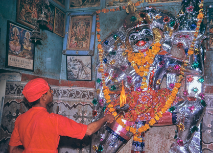 Hanuman Temple, Bikanir, India, 1972 (photo)
