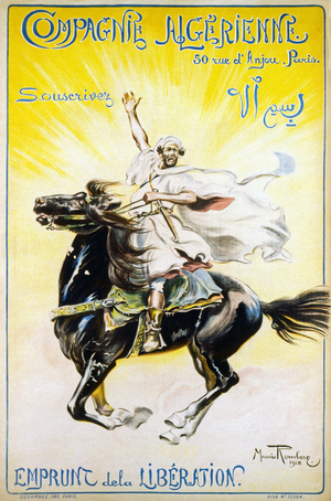 Compagnie Algerienne - Subscribe - Liberty Loan, 1918 (colour litho)