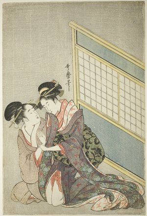 Double Pillow, 1794-95 (colour woodblock print; oban)