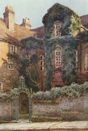 Restoration House, Rochester (colour litho)