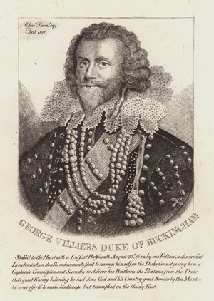 George Villiers Duke of Buckingham (engraving)