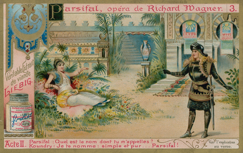Kundry and Parsifal (chromolitho)