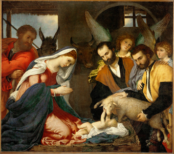 The Adoration of the Shepherds (painting on canvas)