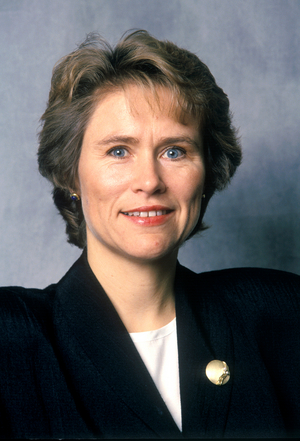 Oslo 1993115. Politician Grete Faremo Aust-Agder …, 1993 (photo)