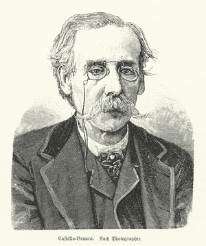 Camilo Castelo Branco, Portuguese novelist and playwright (litho)