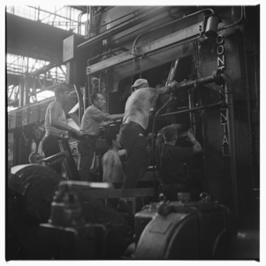 Genoa, Industrial, images of ILVA Genoa, steelworkers and steelworks, Italy