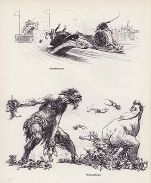 Snail Race; Parlour Game (litho)
