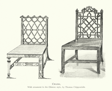Chairs (coloured engraving)
