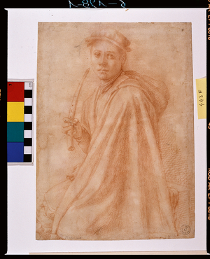 Study for boy with fife (drawing)