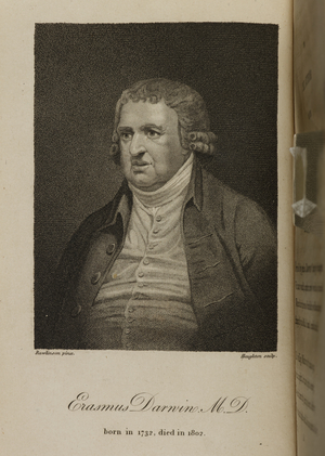 The Poetical Works of Erasmus Darwin ... Containing the Botanic Garden ... and the Temple of Nature. With philosophical notes and plates, 1806 (engraving)