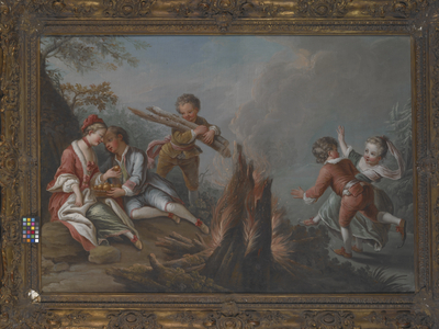 Pleasures Of Winter (oil on canvas)