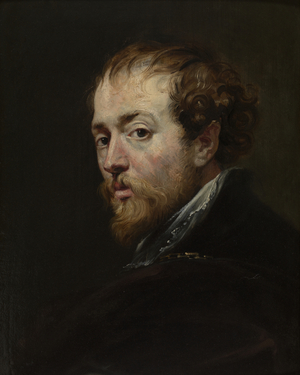 The painter Peter Paul Rubens (oil on canvas)