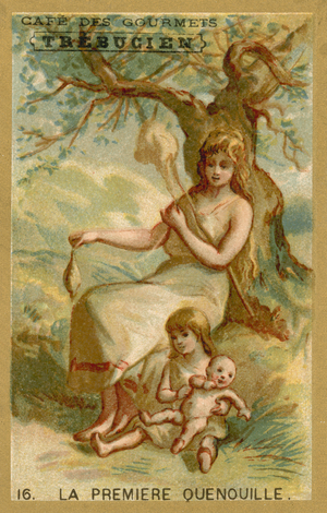 The first distaff (chromolitho)