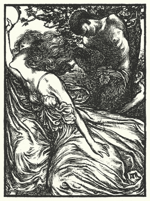 Matthew Arnold poem: Empedocles on Etna (engraving)