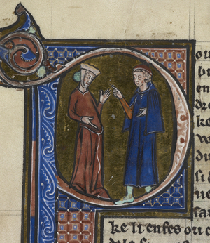 Woman consulting physician
