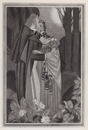 Illustration for Madame Bovary by Gustave Flaubert (litho)