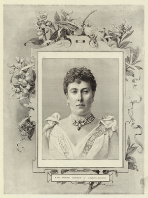 H R H Princess Christian of Schleswig-Holstein (engraving)