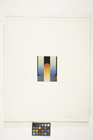 Untitled (colour lithograph on foil and mylar (tm) laid to paper)
