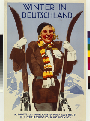 Winter in Germany, 1927 (lithography)