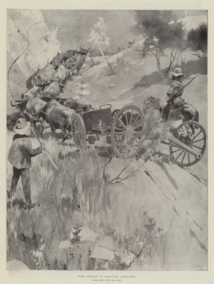 Boer Method of Removing Artillery (litho)