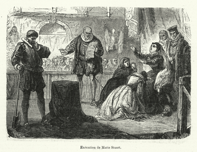 Execution de Marie Stuart (engraving)