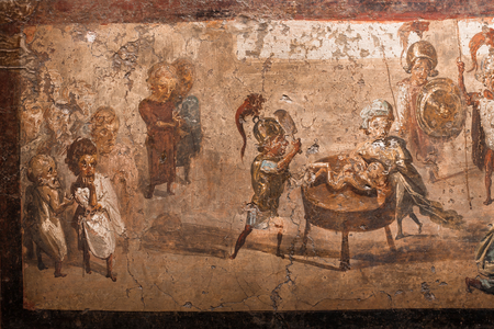 The Judgment of Solomon, Pompeii, 1st century (fresco)